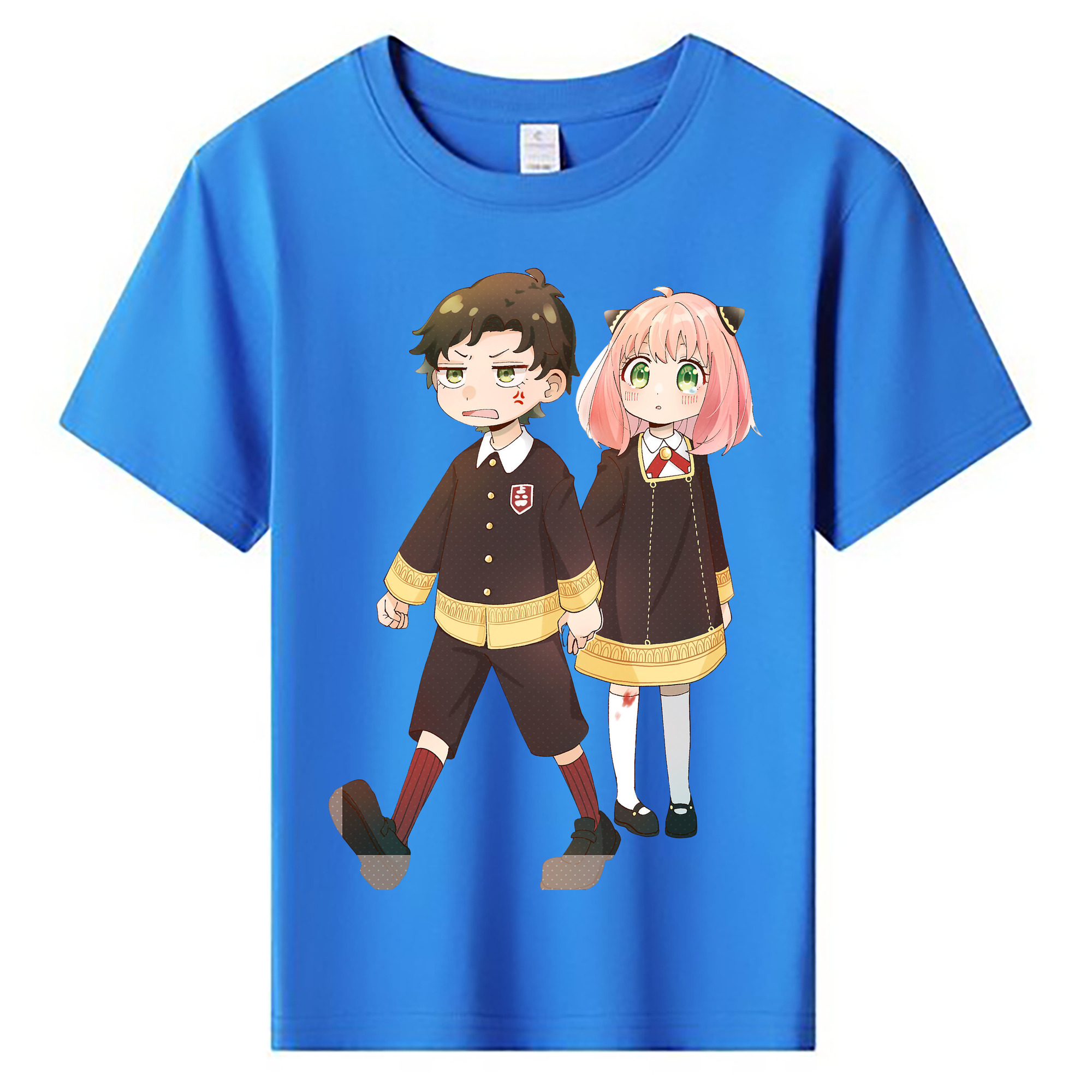 （画像用） SPY×FAMILY间谍家家酒 綿100％キッズTシャツ（フロントプリント）